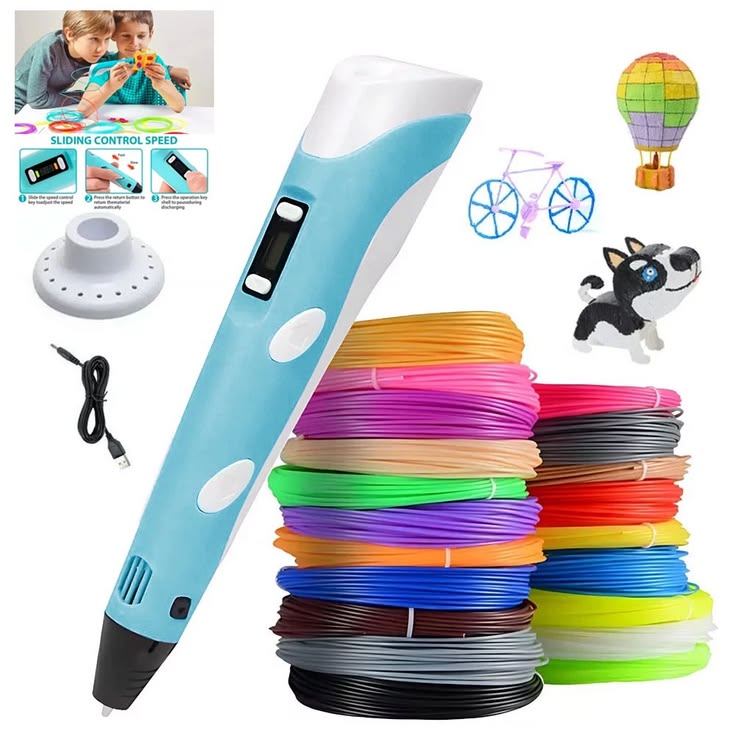 Strongest Multicolor DIY Eco-Friendly 3D Printing Pen Filament