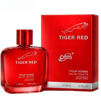 PFM Tiger Red Pour Homme Eau De Toilette Perfume for Men – 100ml Long-Lasting Fragrance