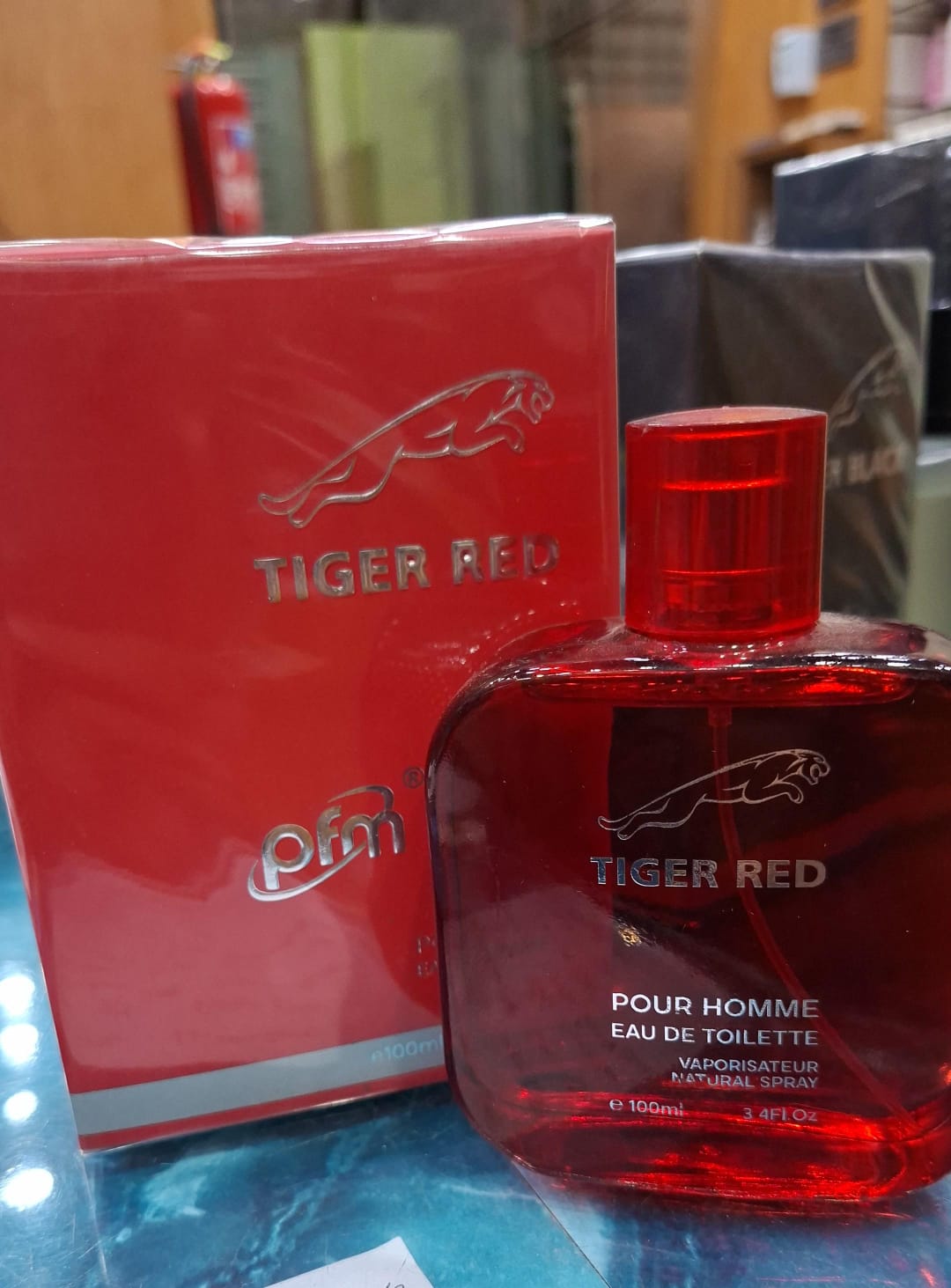 PFM Tiger Red Pour Homme Eau De Toilette Perfume for Men – 100ml Long-Lasting Fragrance