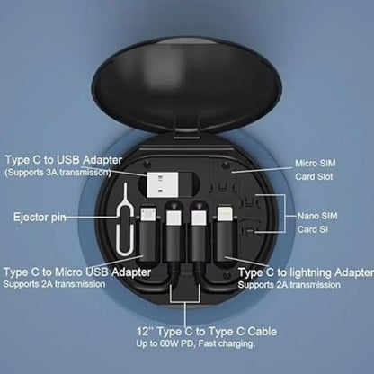 5 In 1 Multifunctional Data Cable Set