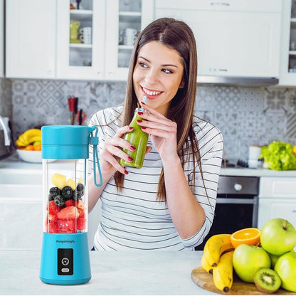 Portable Blender – Rechargeable Personal Smoothie Maker | 380ml USB Juicer Cup